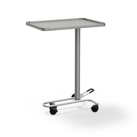 Stainless Steel swivel tray with screw lock Mayo Table