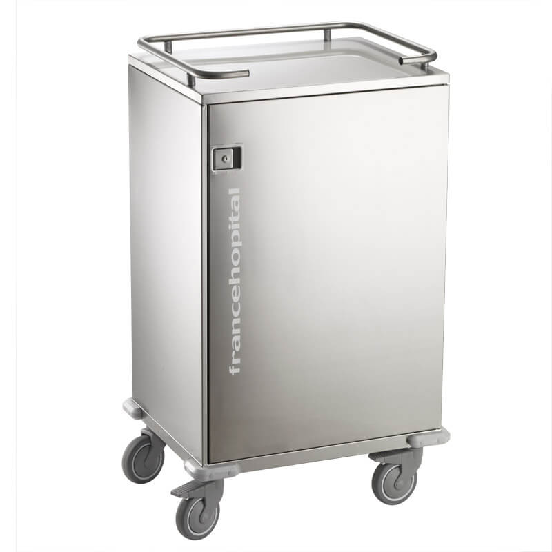 Painted Steel Trolley Container open