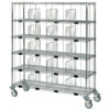 MOSYS fixed shelving linen sorting