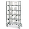 MOSYS fixed shelving linen sorting