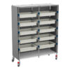 SH4X2P16R 10 C Modular Shelving System