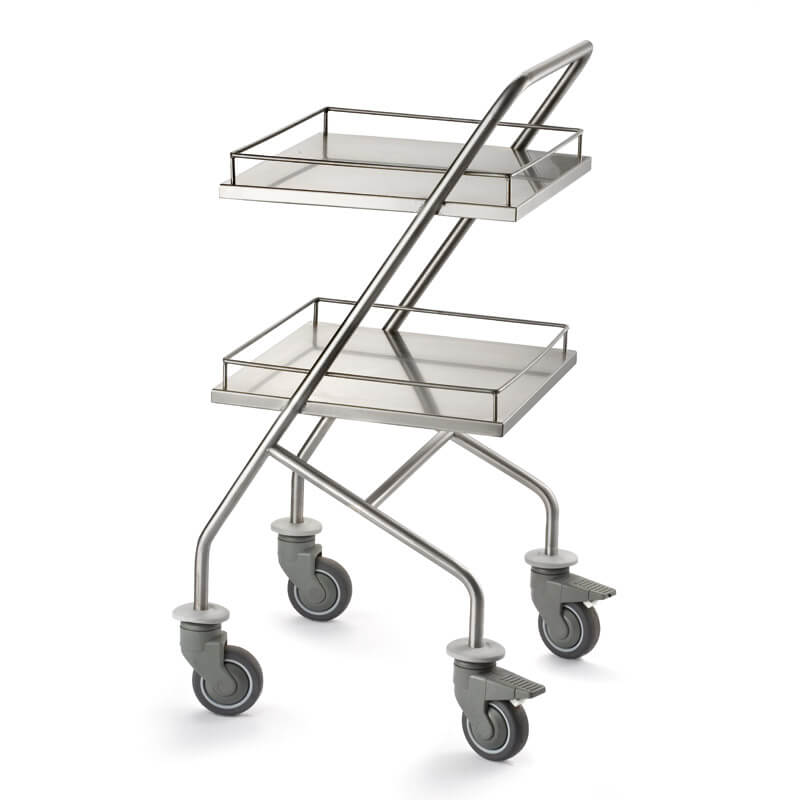 Med-One Stainless Steel Service Trolley