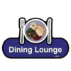 Budget Dining Lounge Sign