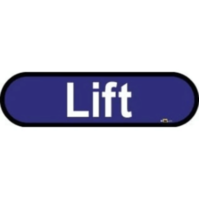 Budget Lift Sign