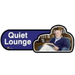 Budget Quiet Lounge Sign