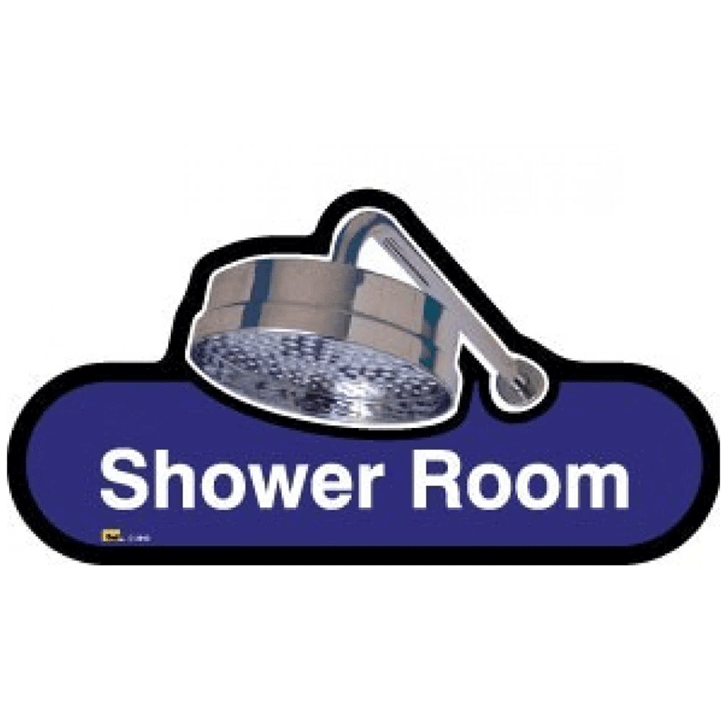 Shower Room Sign