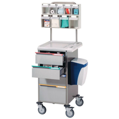 Persocar compact dressing trolley