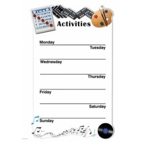 7 Day Activity Board