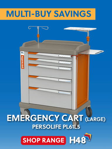 H48 Persolife Emergency Cart from Standex Systems